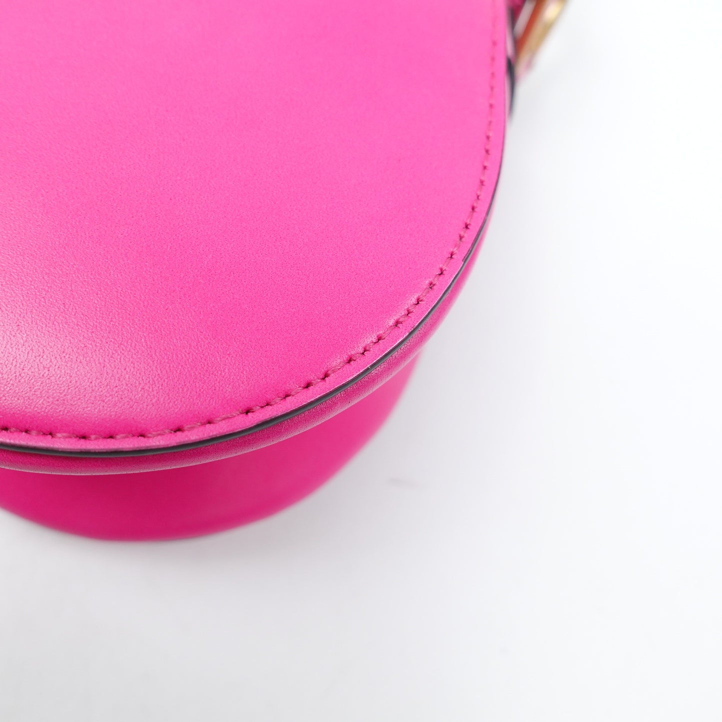 Pre-owned Dior Saddle Small Rose Pink Calfskin Shoulder Bag