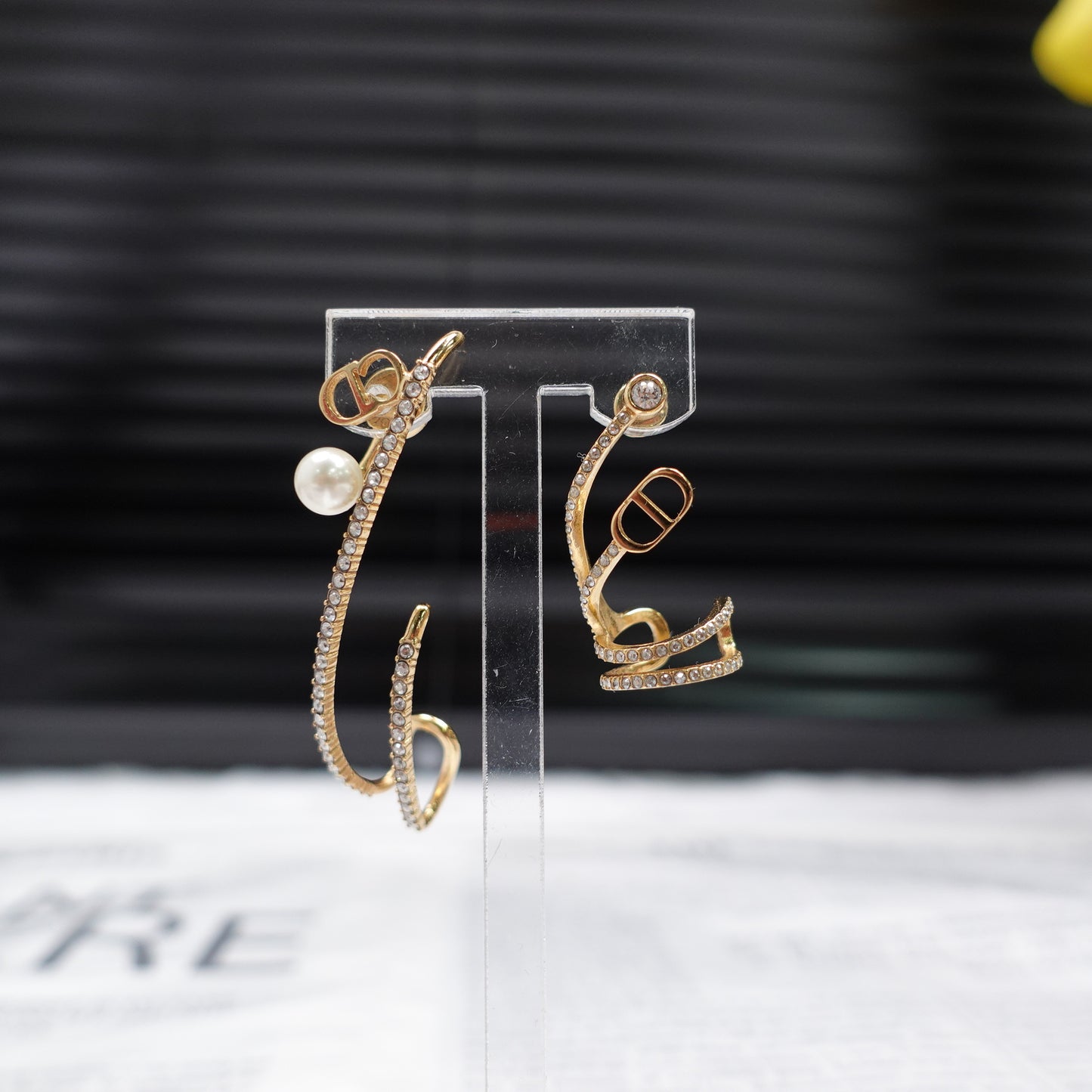 Pre-Owned Dior Gold-tone Metal Earrings