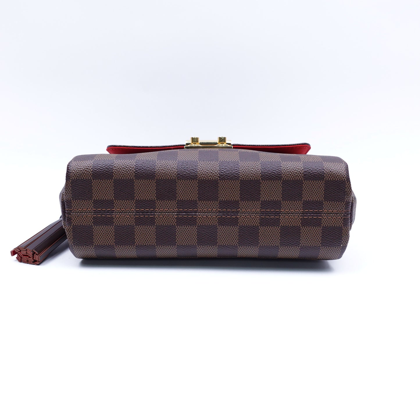 Pre-owned Louis Vuitton Croisette Damier Ebene Coated Canvas Shoulder Bag