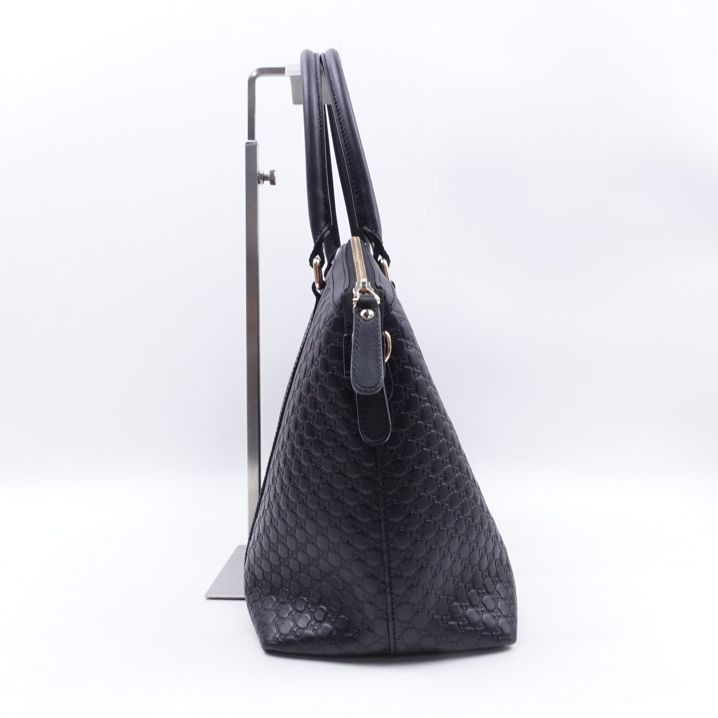 Pre-owned Gucci GG Black Calfskin Shoulder Bag