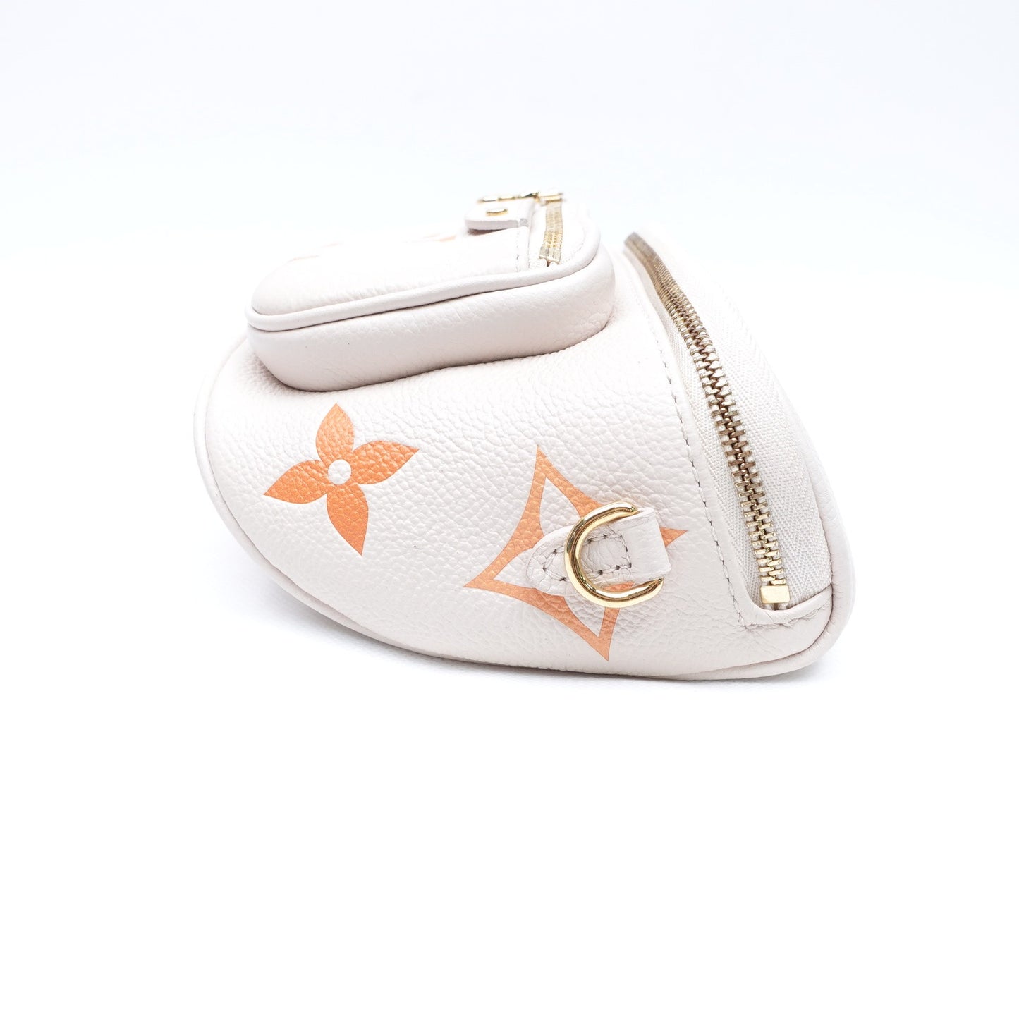 Pre-owned Louis Vuitton Beige & Monogram Calfskin Bumbag