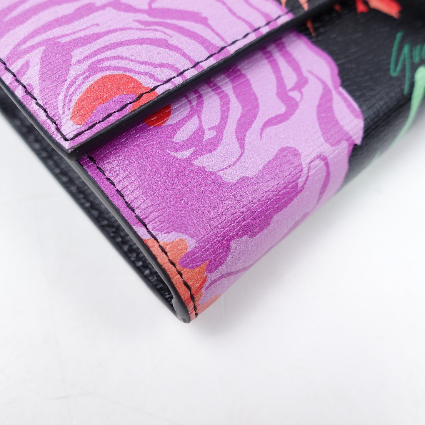 Pre-owned Gucci Jackie 1961 WOC Multicolor Calfskin Shoulder Bag