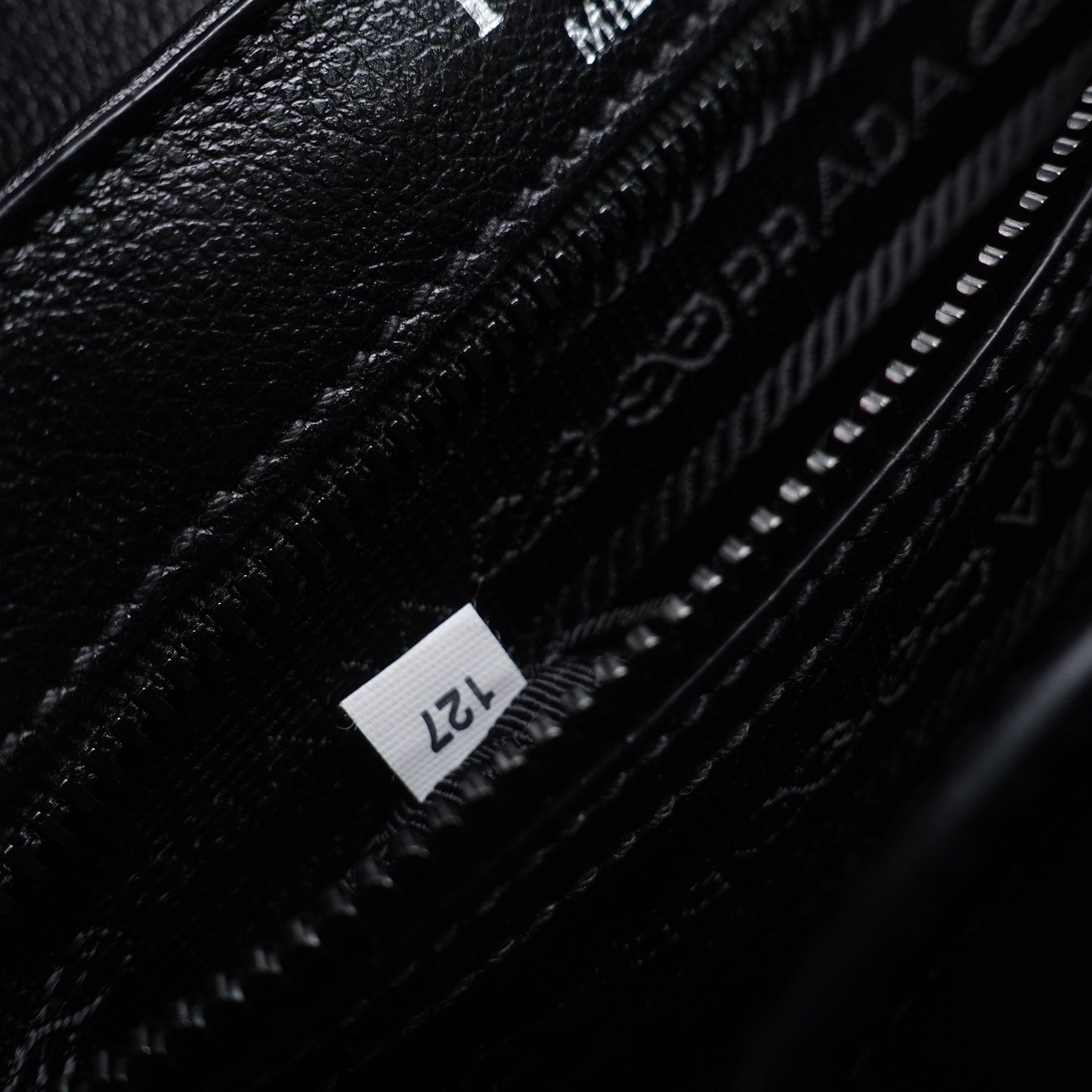 Pre-owned Prada Black Calfskin Shoulder Bag