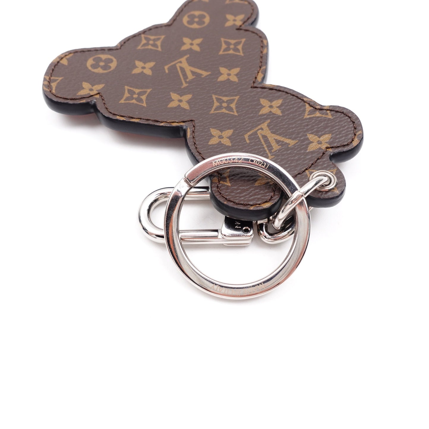 Pre-owned Louis Vuitton Brown&Calfskin Bag Charm