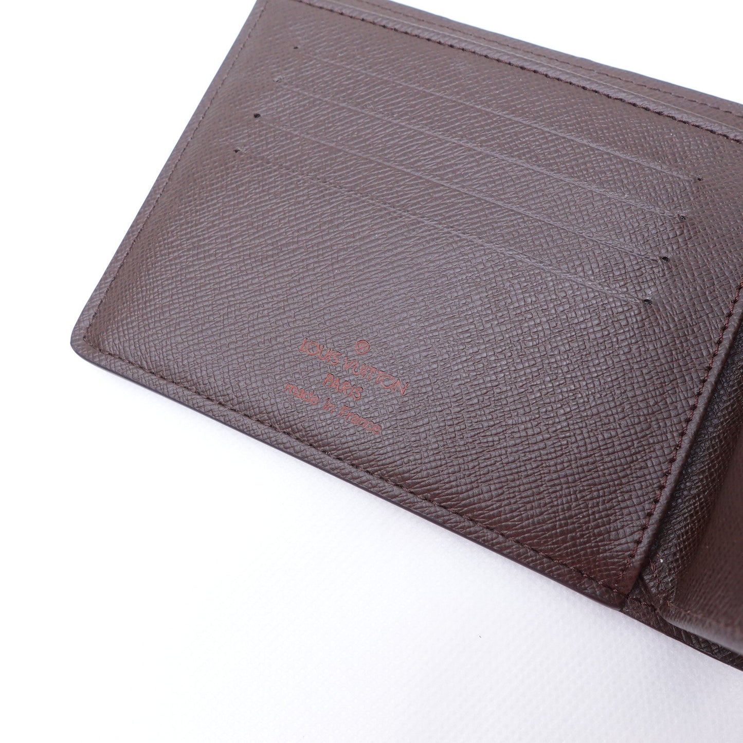 Pre-owned Louis Vuitton Multiple Damier Ebene Coated Canvas Short Wallet