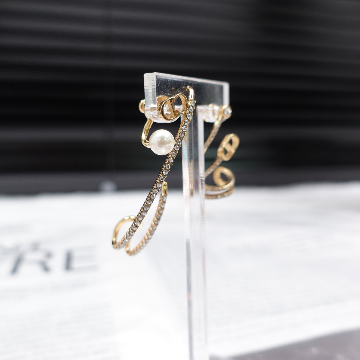 Pre-Owned Dior Gold-tone Metal Earrings