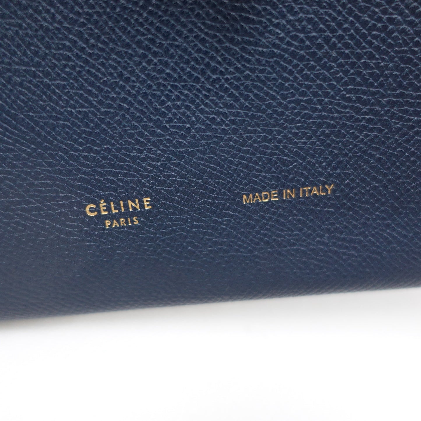 Pre-owned Celine Blue Calfskin Wallet