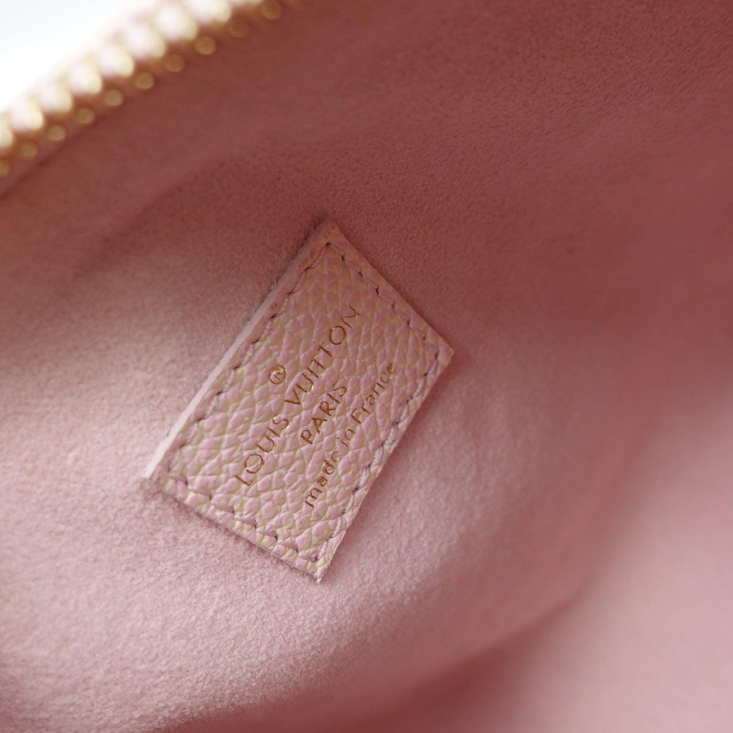 Pre-owned Louis Vuitton Speedy Nano Pink Gradient Calfskin Shoulder Bag