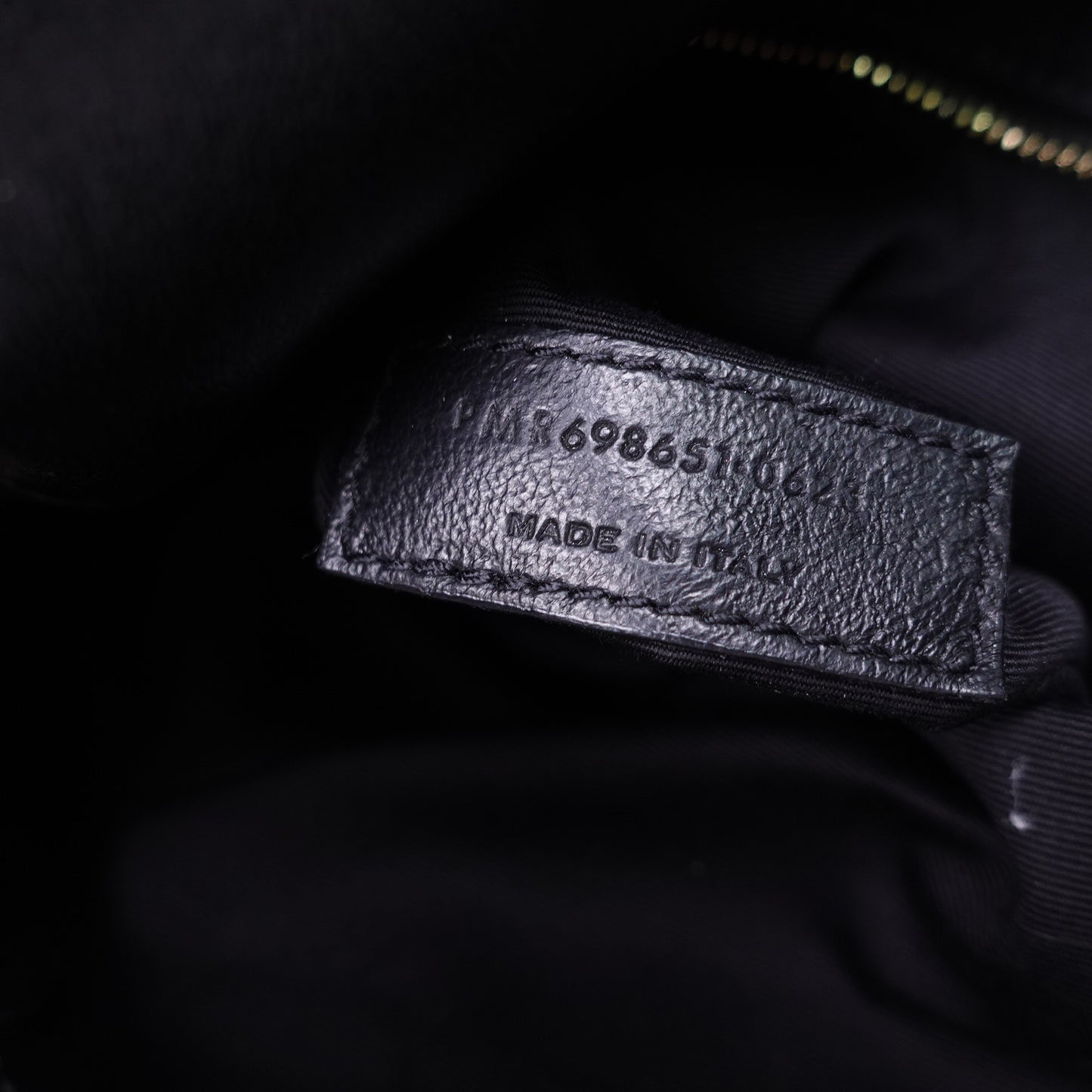 Pre-Owned Saint Laurent Icare Maxi Black Lambskin Handbag