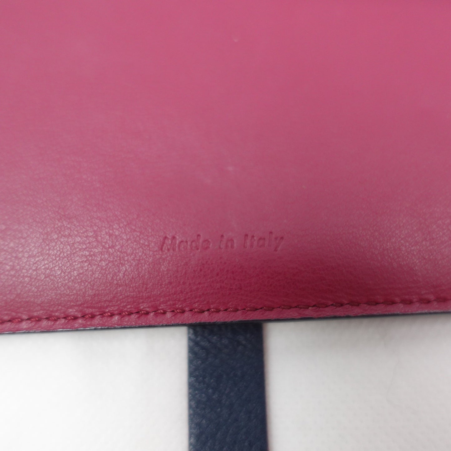 Pre-owned Celine Blue Calfskin Wallet