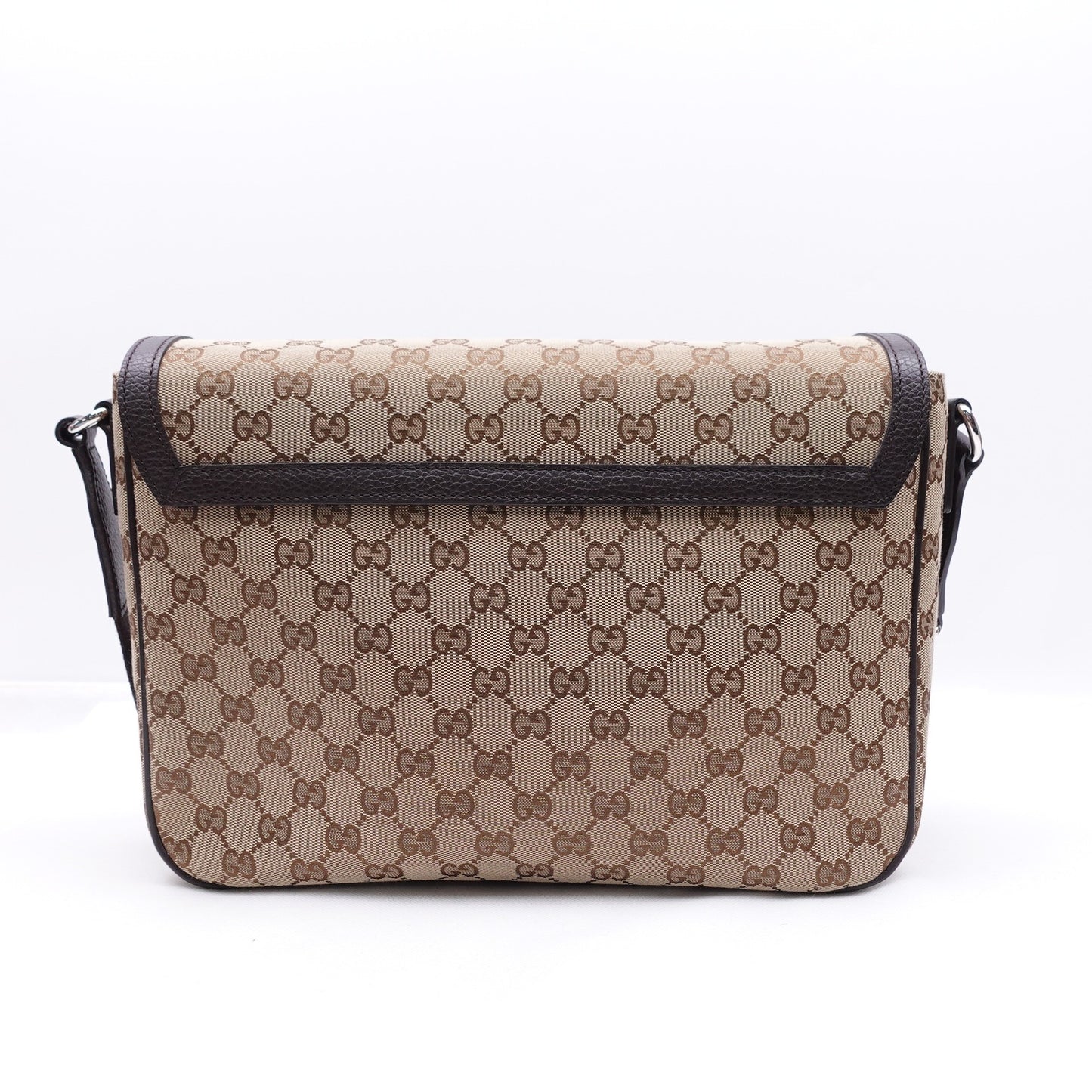 Pre-owned Gucci Monogram Canvas Shoulder Bag
