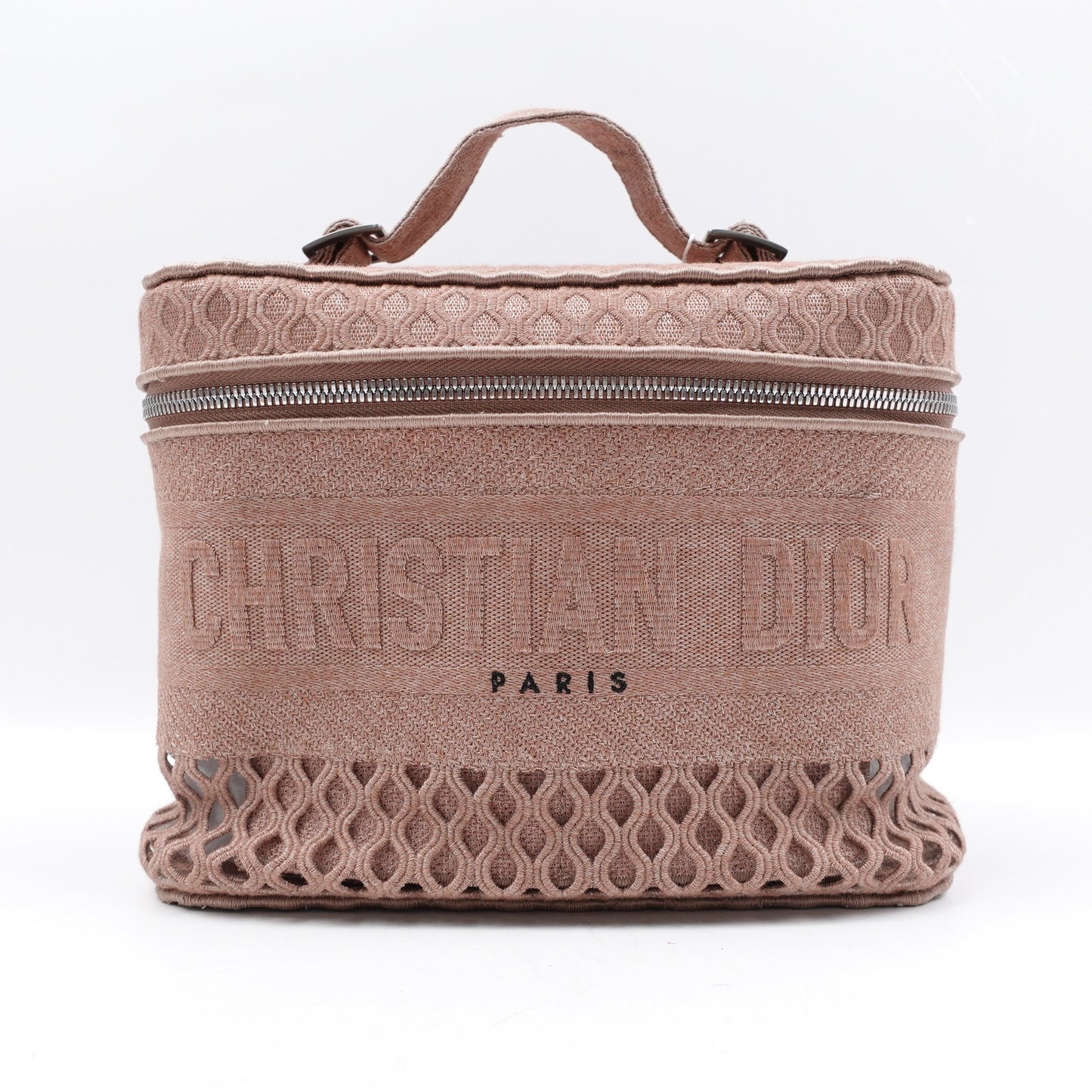 Pre-owned Christian Dior Canvas tote bags Vanity Box Pink Tote Bag