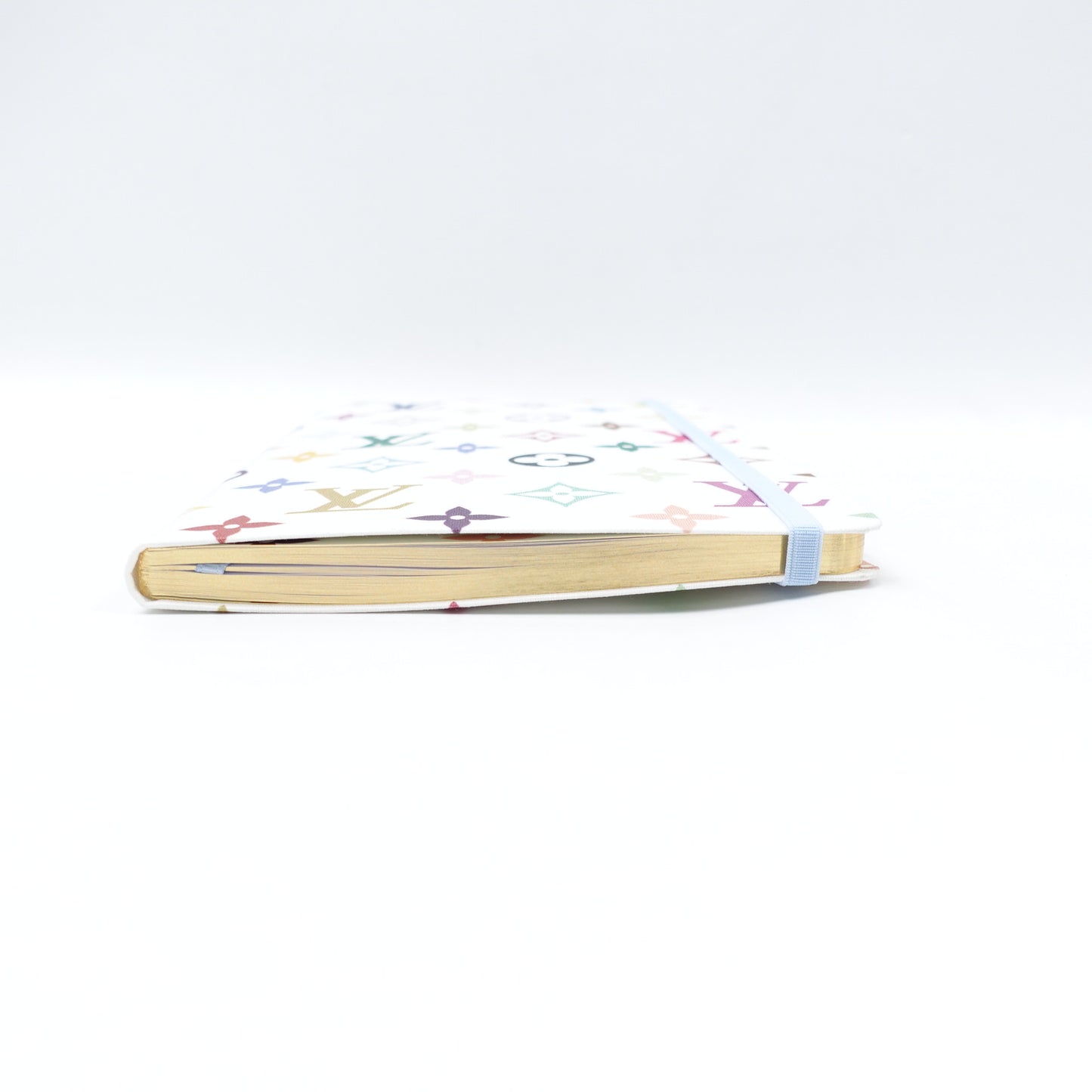 Pre-owned Louis Vuitton White Multicolor Notebook