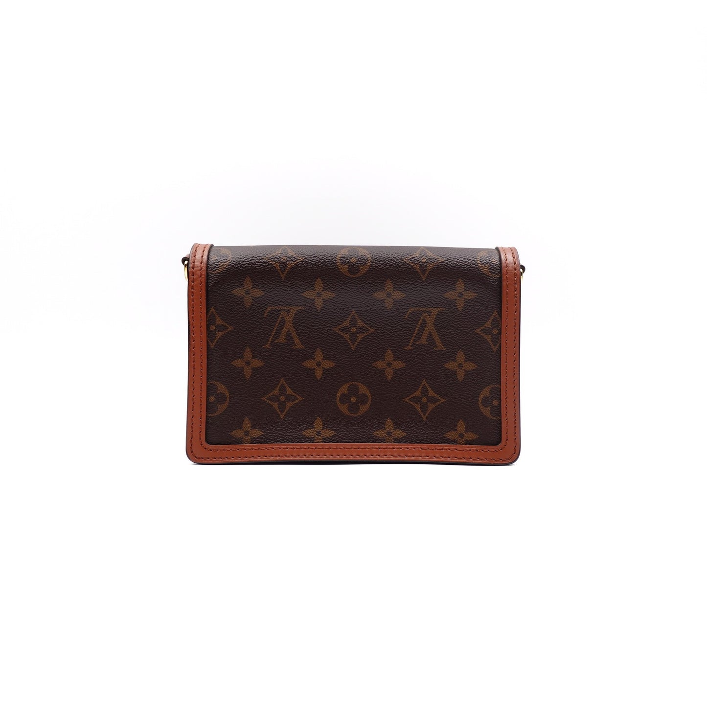 Pre-owned Louis Vuitton Dauphine Monogram Coated Canvas Shoulder Bag