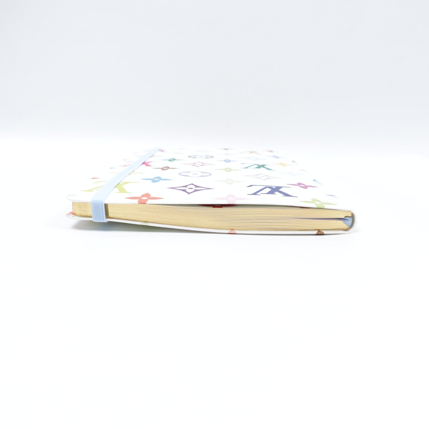 Pre-owned Louis Vuitton White Multicolor Notebook