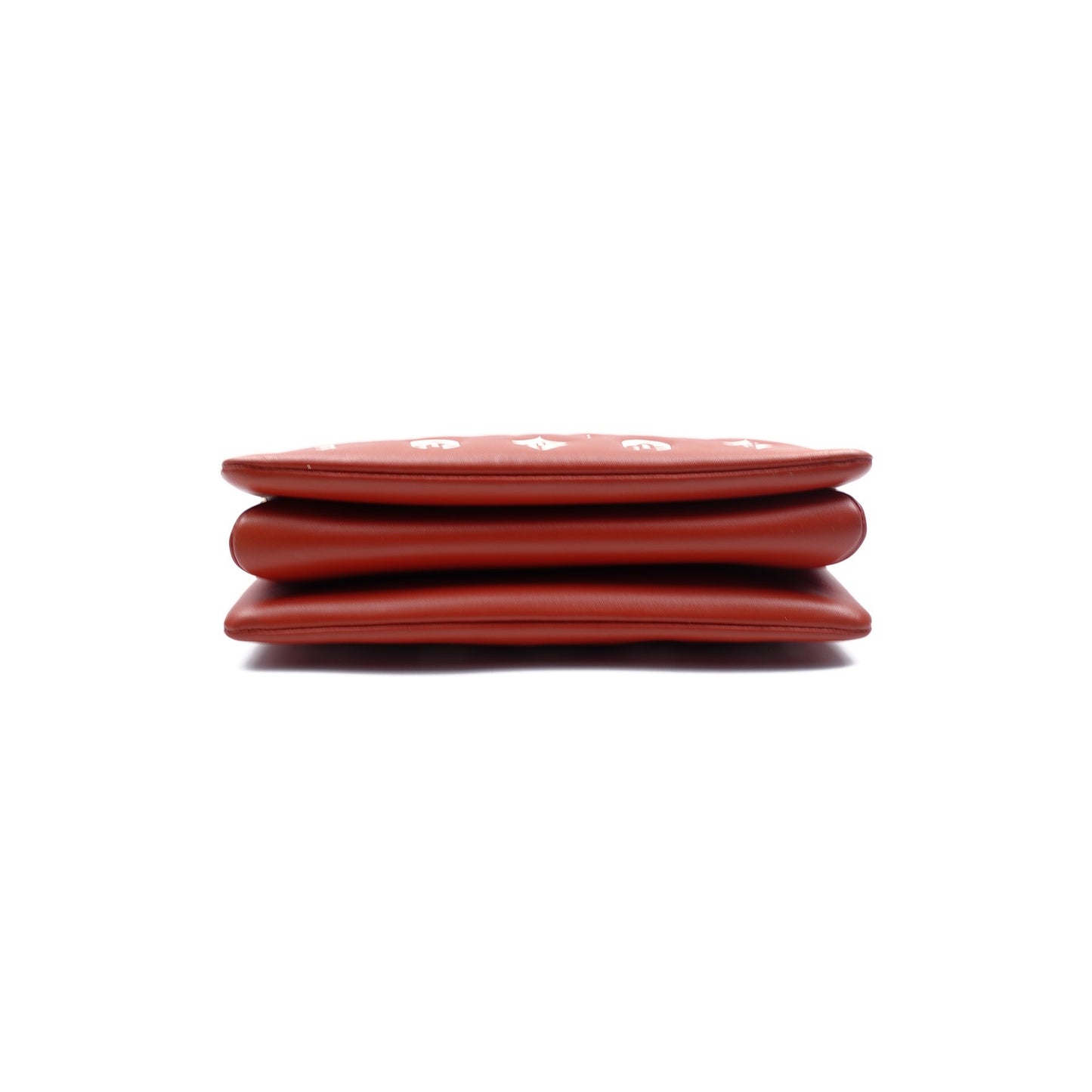 Pre-owned Louis Vuitton Coussin PM Brick Red Calfskin Shoulder Bag