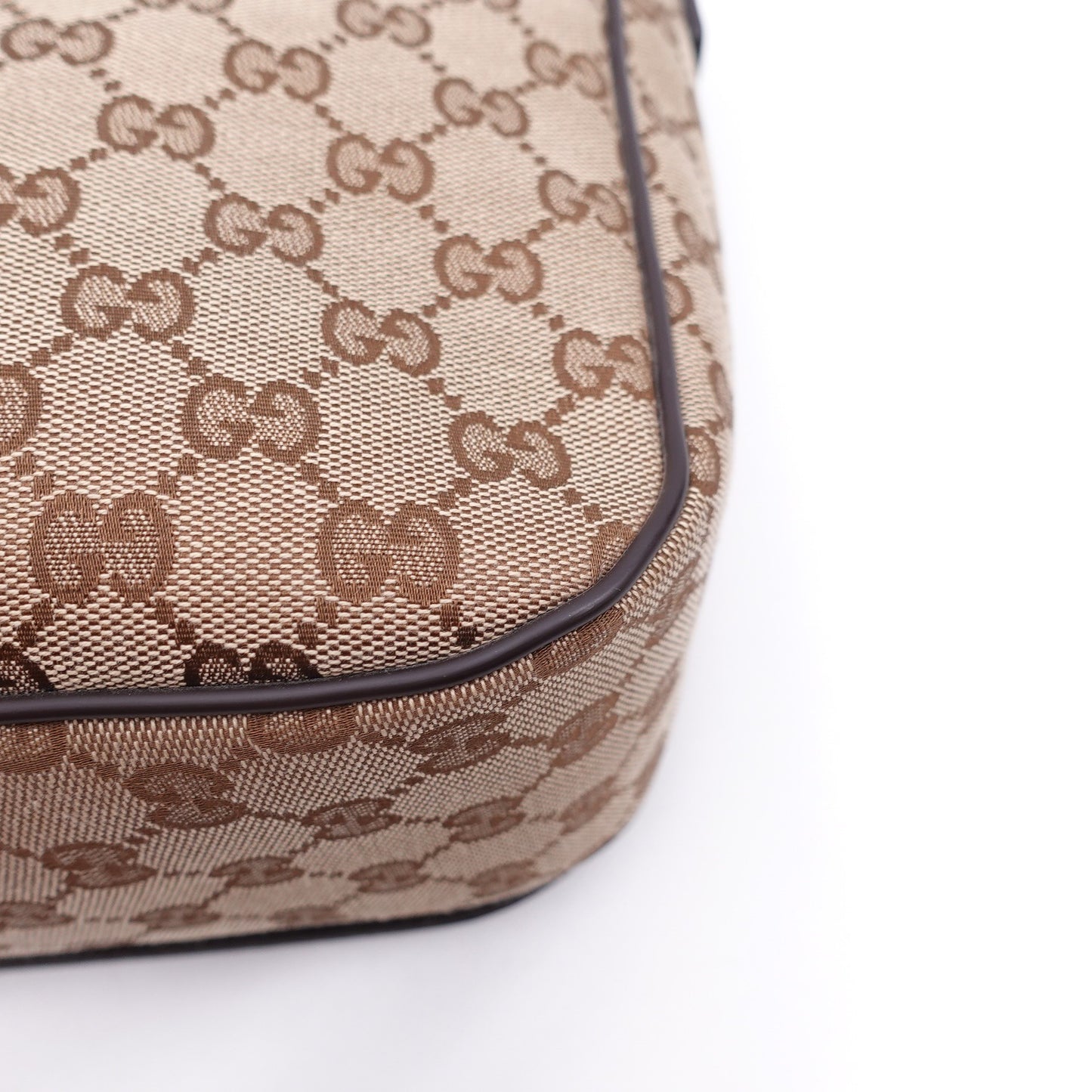 Pre-owned Gucci Monogram Canvas Shoulder Bag
