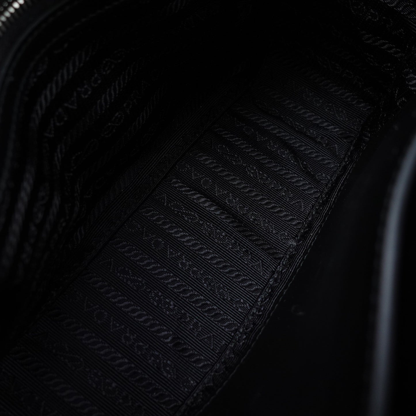 Pre-owned Prada Diagramme Black Calfskin Camera Bag