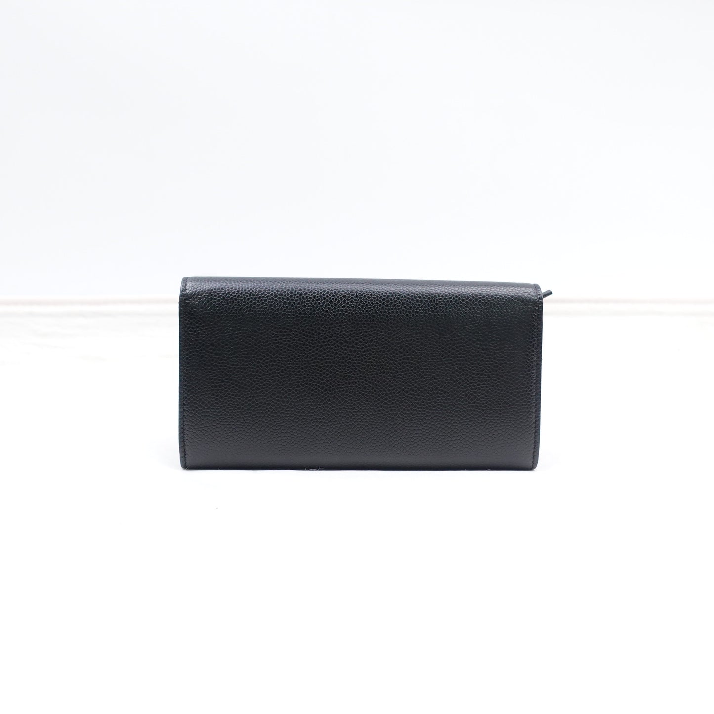 Pre-owned Chanel Black Caviar Wallet