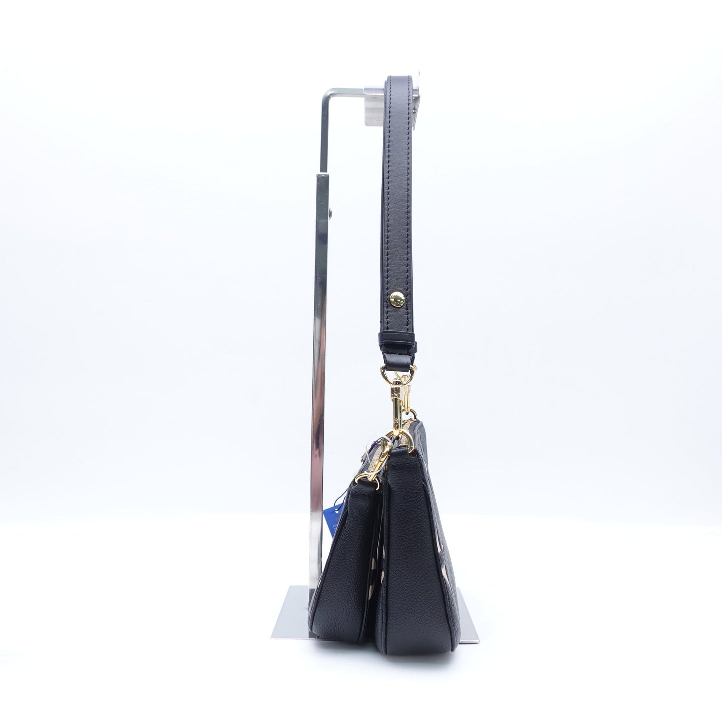 Louis Vuitton Multi-Pochette Black Monogram Leather Shoulder Bag