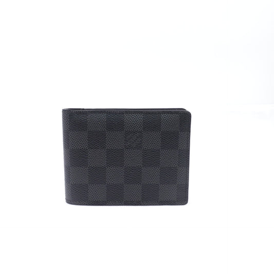 Pre-owned Louis Vuitton Damier Graphite Coated Canvas Wallet