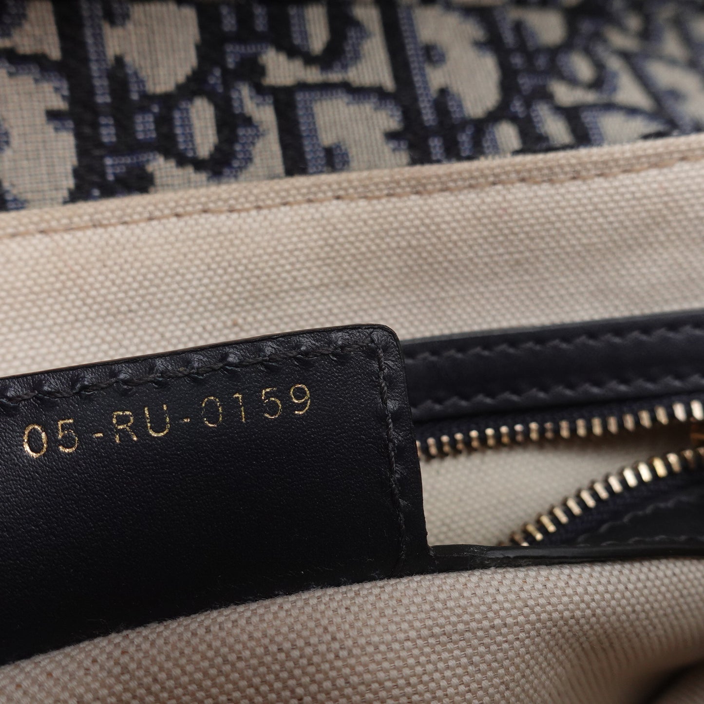 Pre-Owned Christian Dior Saddle Medium Oblique Canvas Shoulder Bag