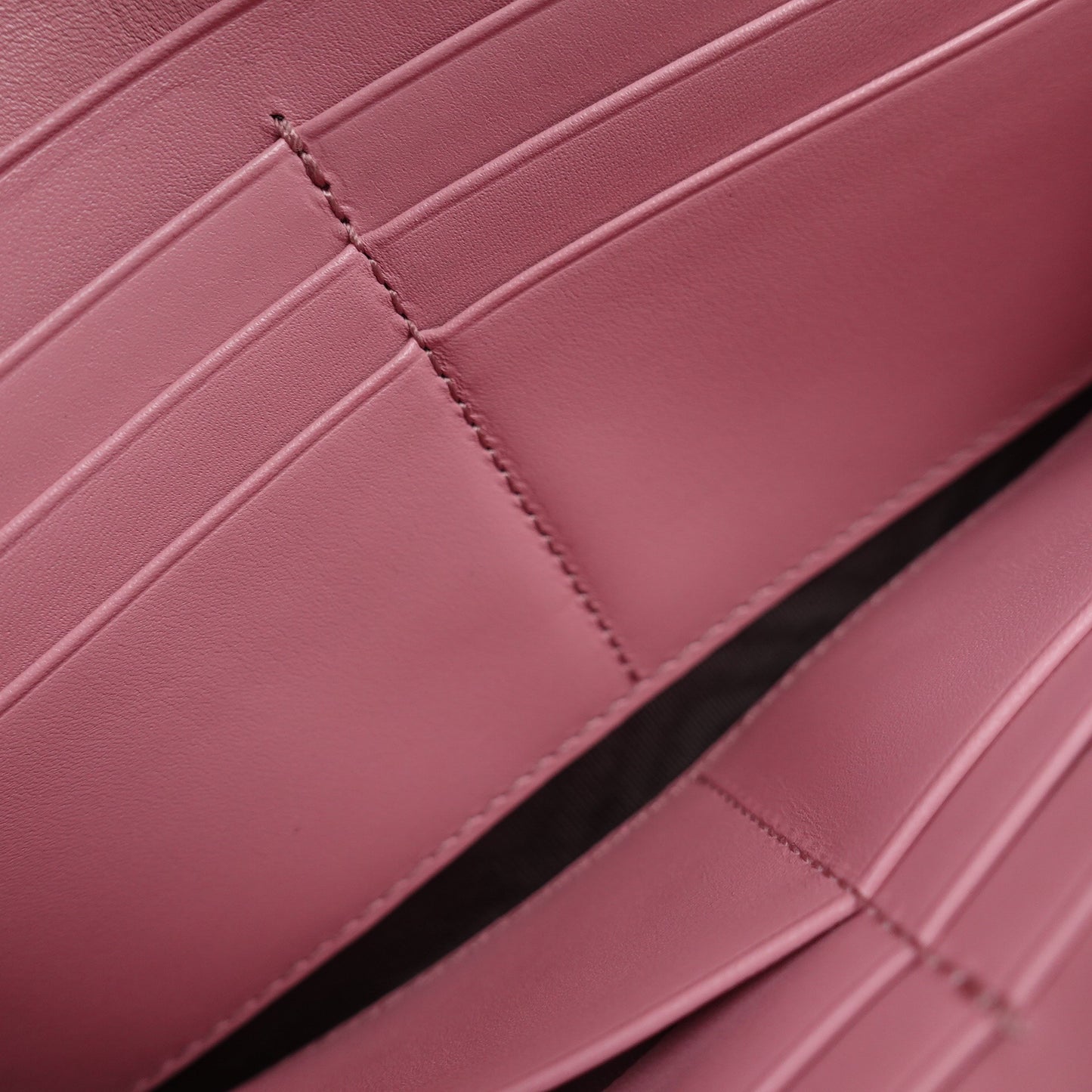 Pre-owned Gucci Guccissima Signature Dice Pink Calfskin WOC