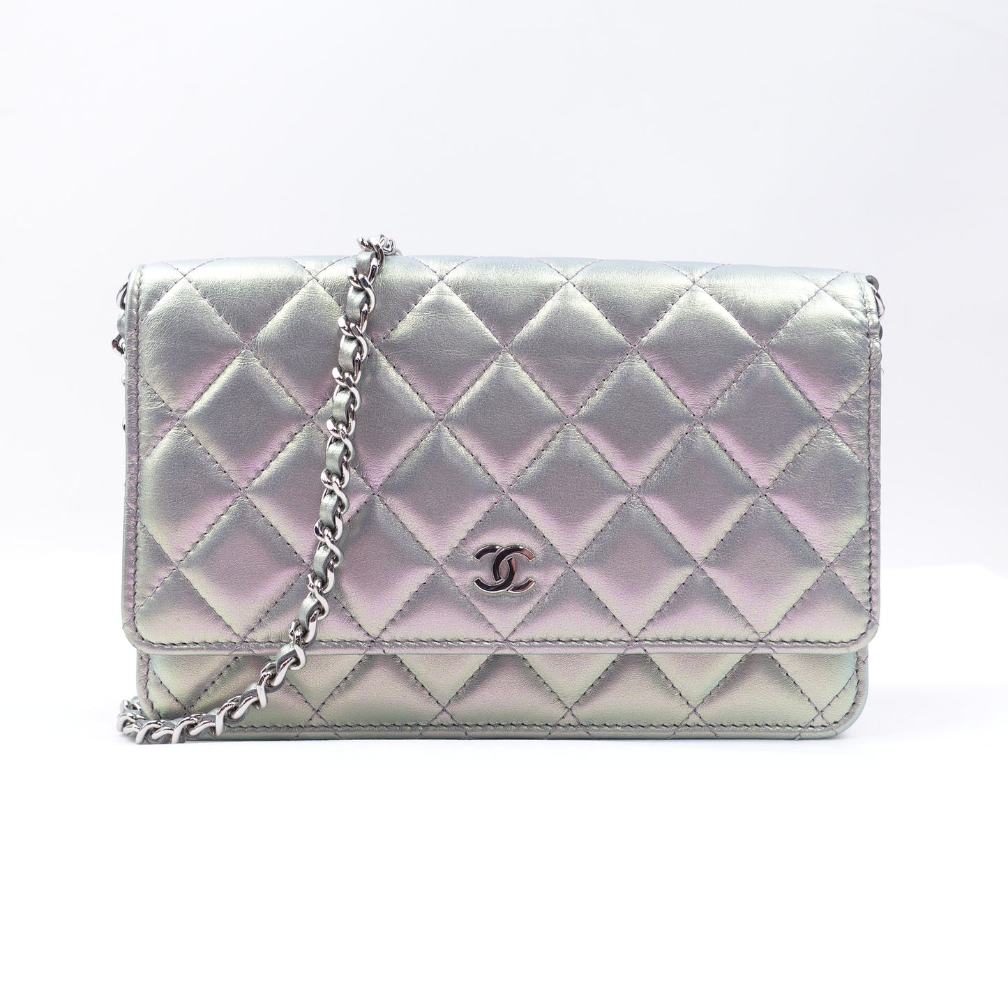 Pre-owned Chanel Woc Mermaid Lambskin Shoulder Bag