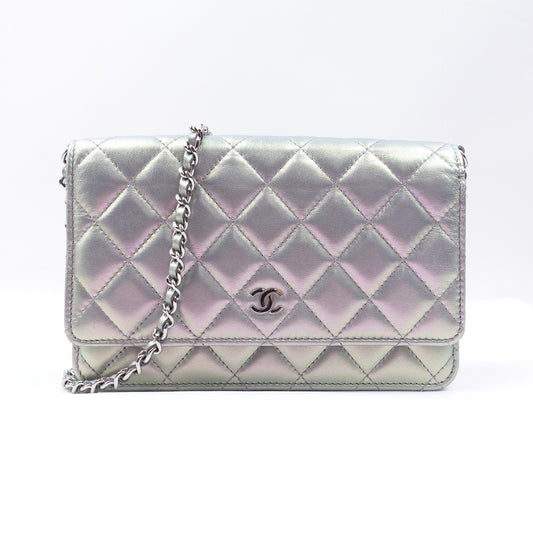 Pre-owned Chanel Woc Mermaid Lambskin Shoulder Bag