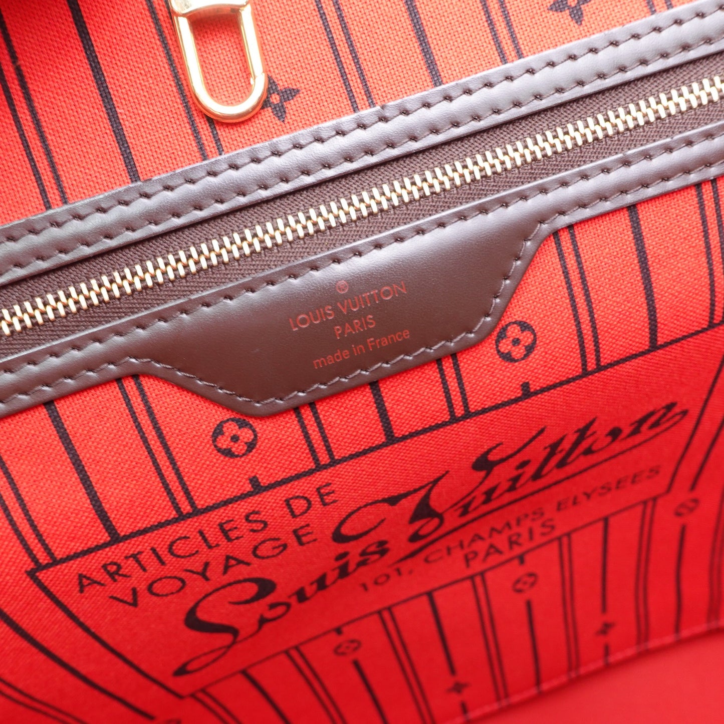 Pre-owned Louis Vuitton Neverfull GM Damier Ebene Coated Canvas Tote Bag