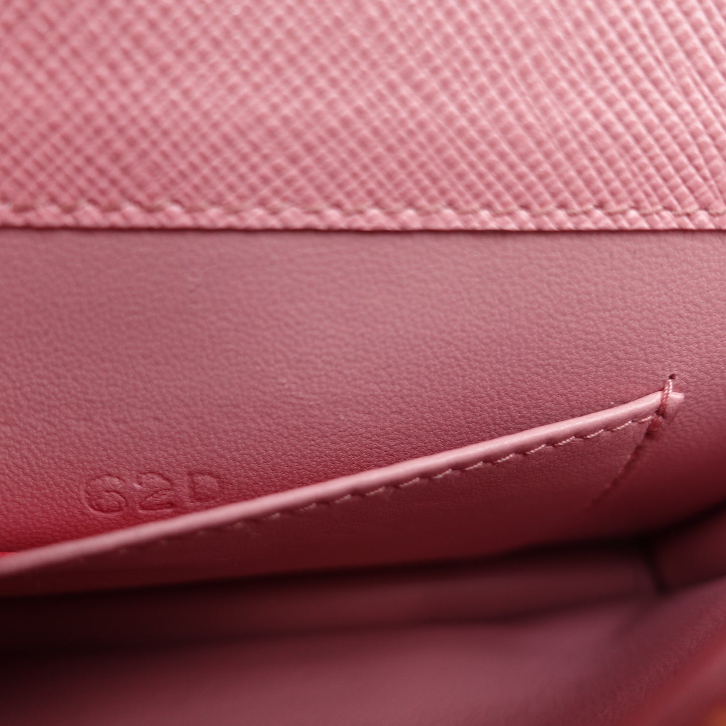 Pre-owned Prada Woc Baby Pink Saffiano Shoulder Bag