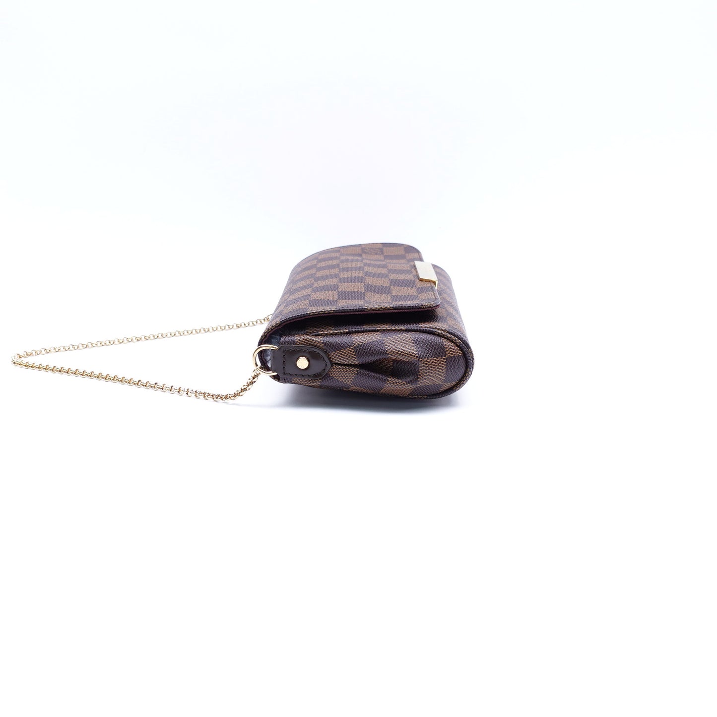 Pre-owned Louis Vuitton Favorite PM Damier Ebene Coated Canvas Shoulder Bag