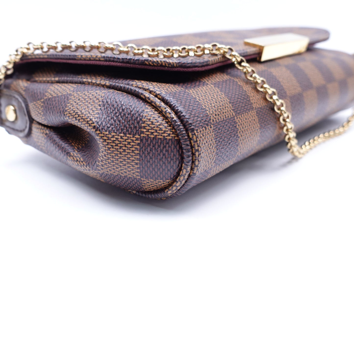 Pre-owned Louis Vuitton Favorite PM Damier Ebene Coated Canvas Shoulder Bag