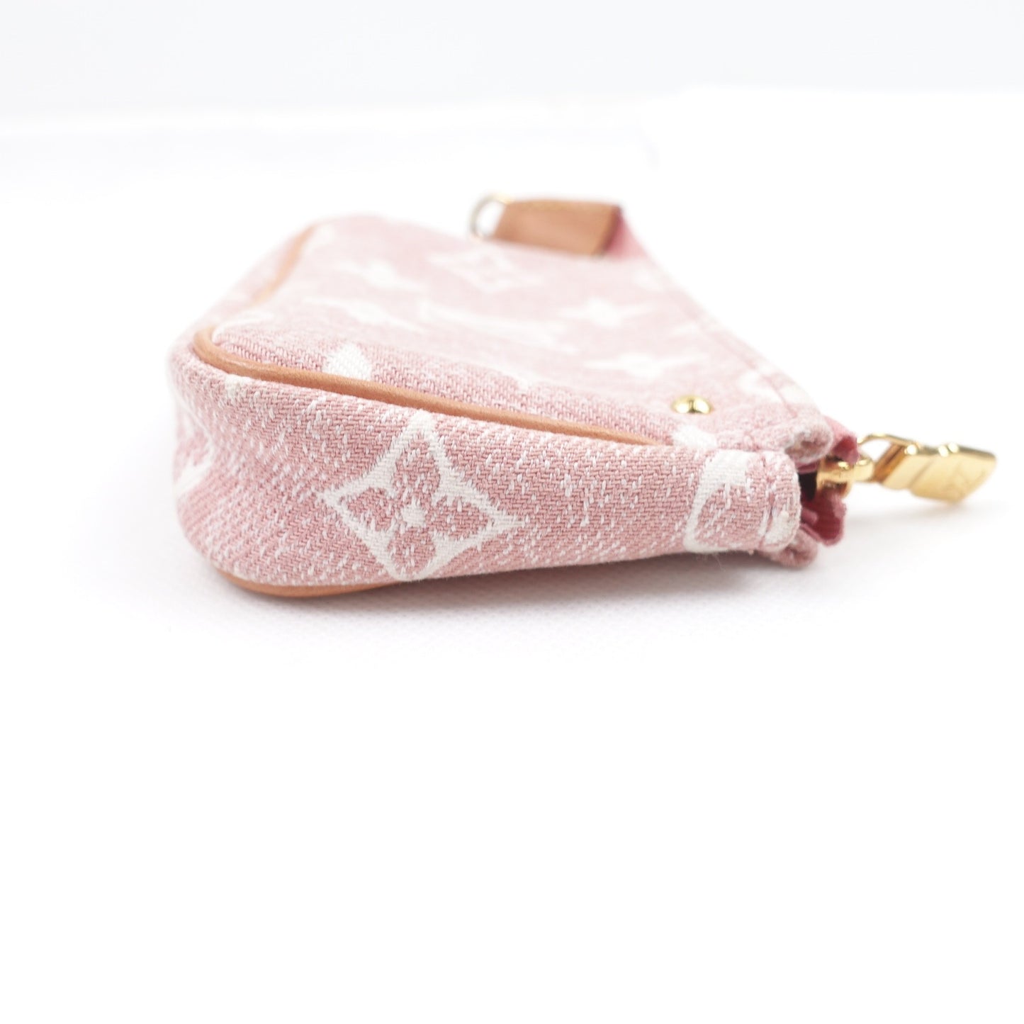 Pre-owned Louis Vuitton Pochette Pink Canvas Wallet