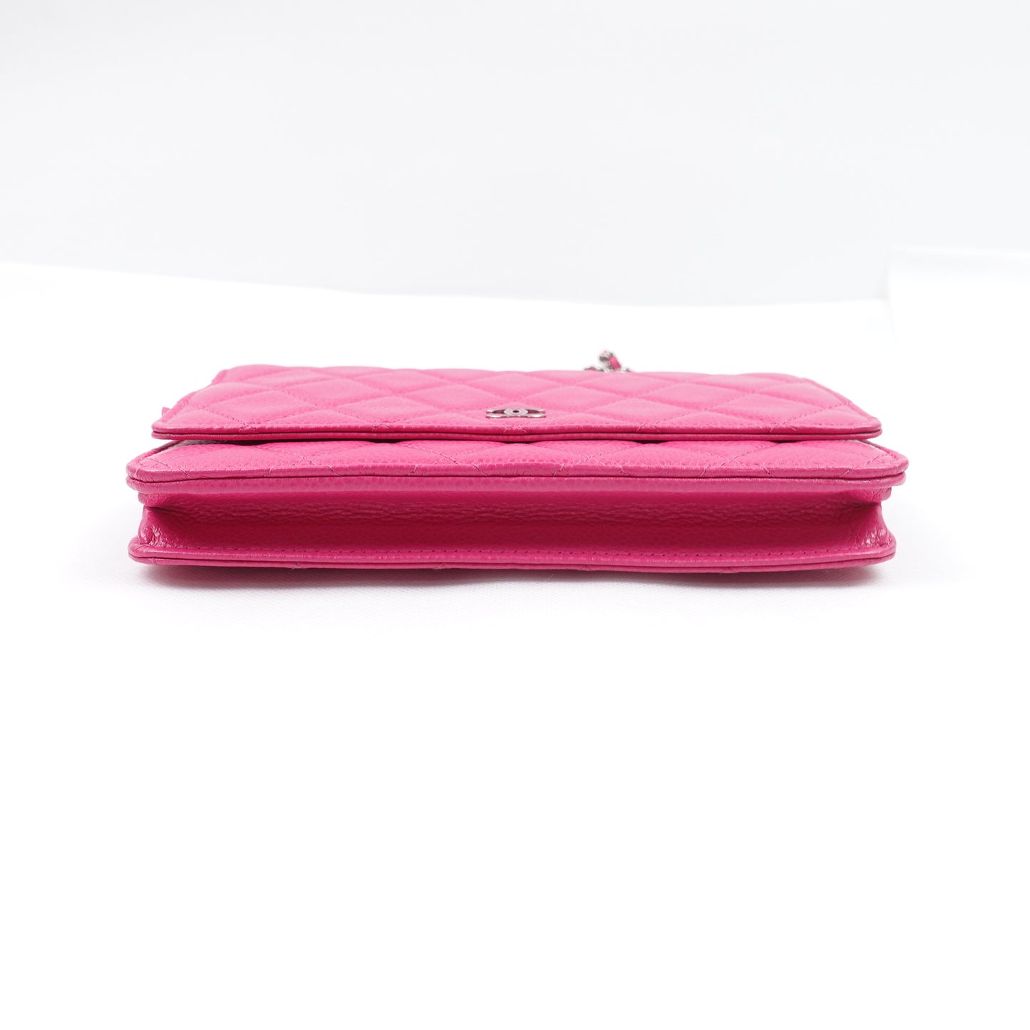 Pre-owned Chanel CF Woc Hot Pink Caviar Shoulder Bag