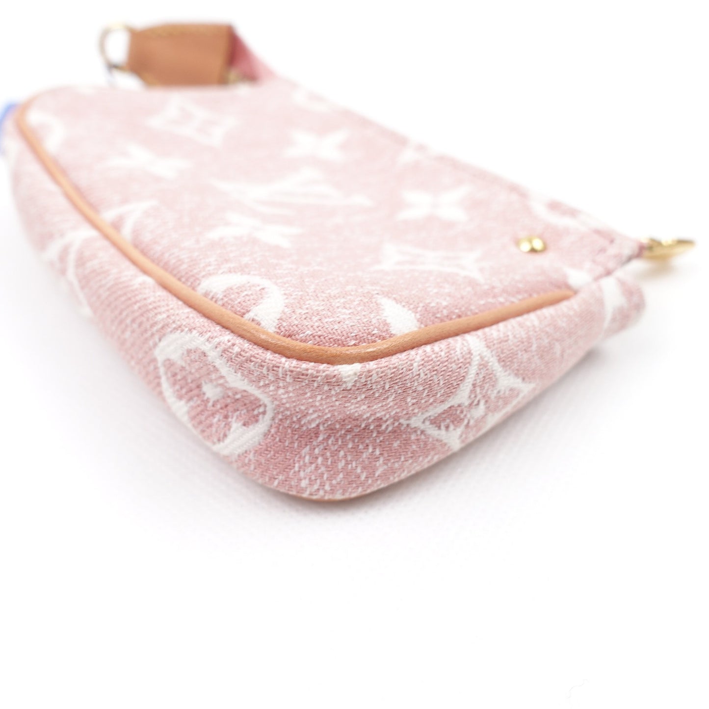 Pre-owned Louis Vuitton Pochette Pink Canvas Wallet
