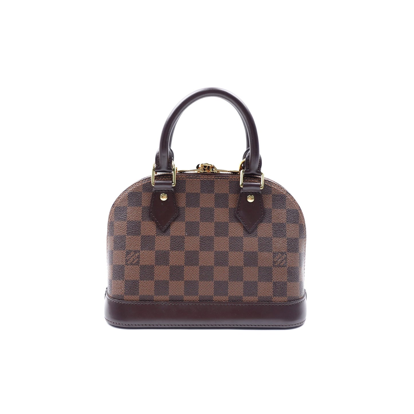 Pre-owned Louis Vuitton Damier Eben Alam BB Coated Canvas Shoulder Bag