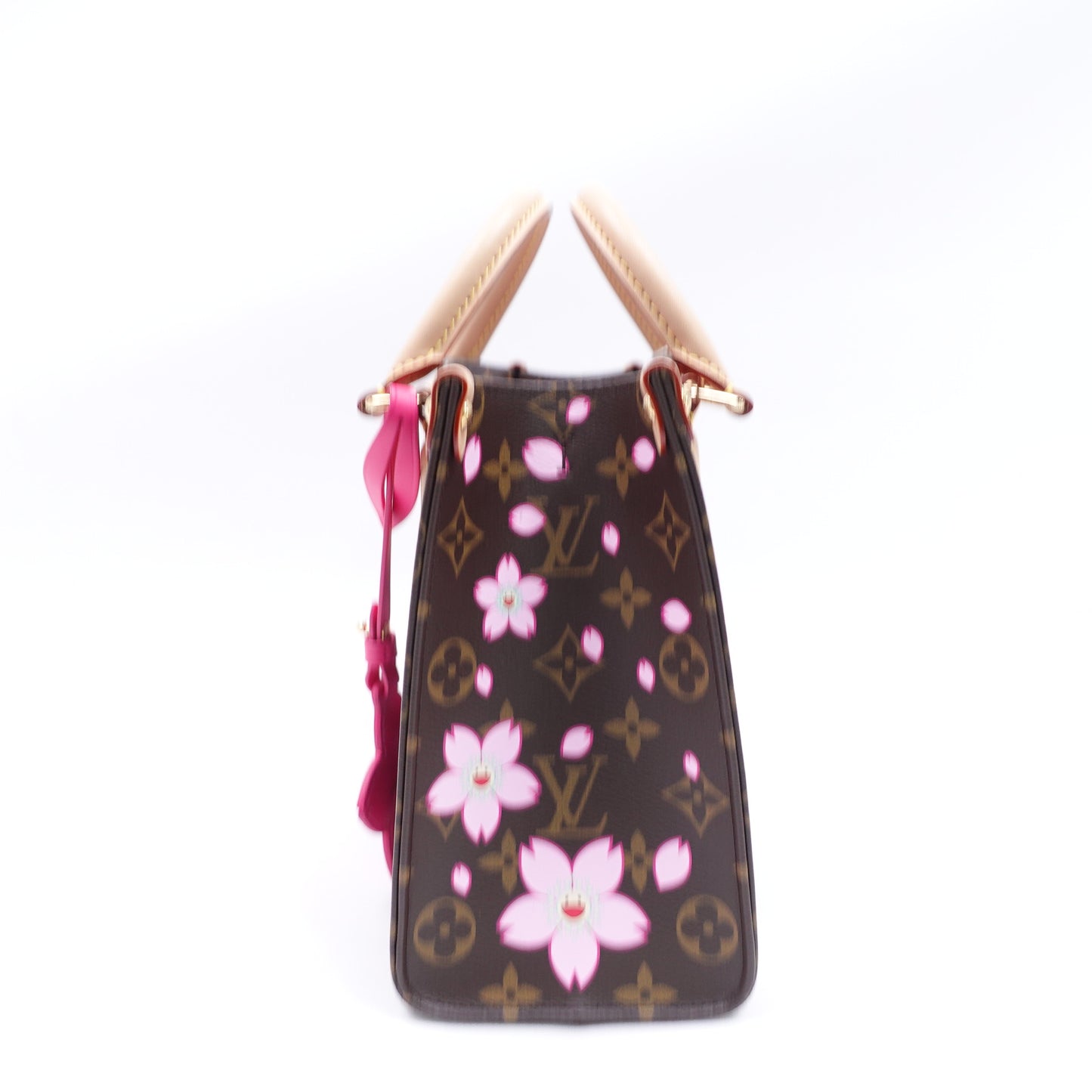 Pre-Owned Louis Vuitton x  Takashi Murakami On The Go PM  Monogram Coated Canvas Shoulder Bag