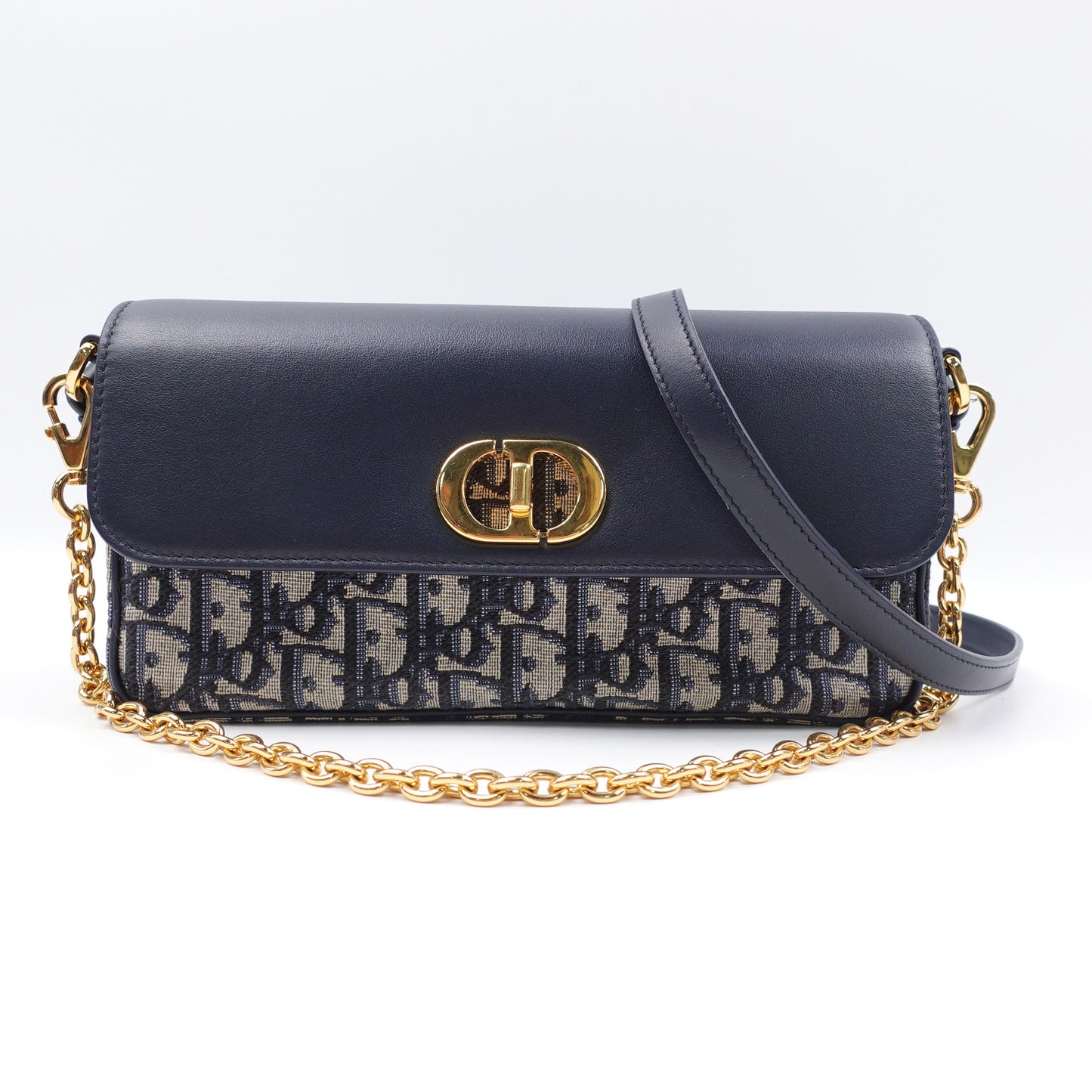 Pre-owned Dior Montaigne East West Cross Body Bag