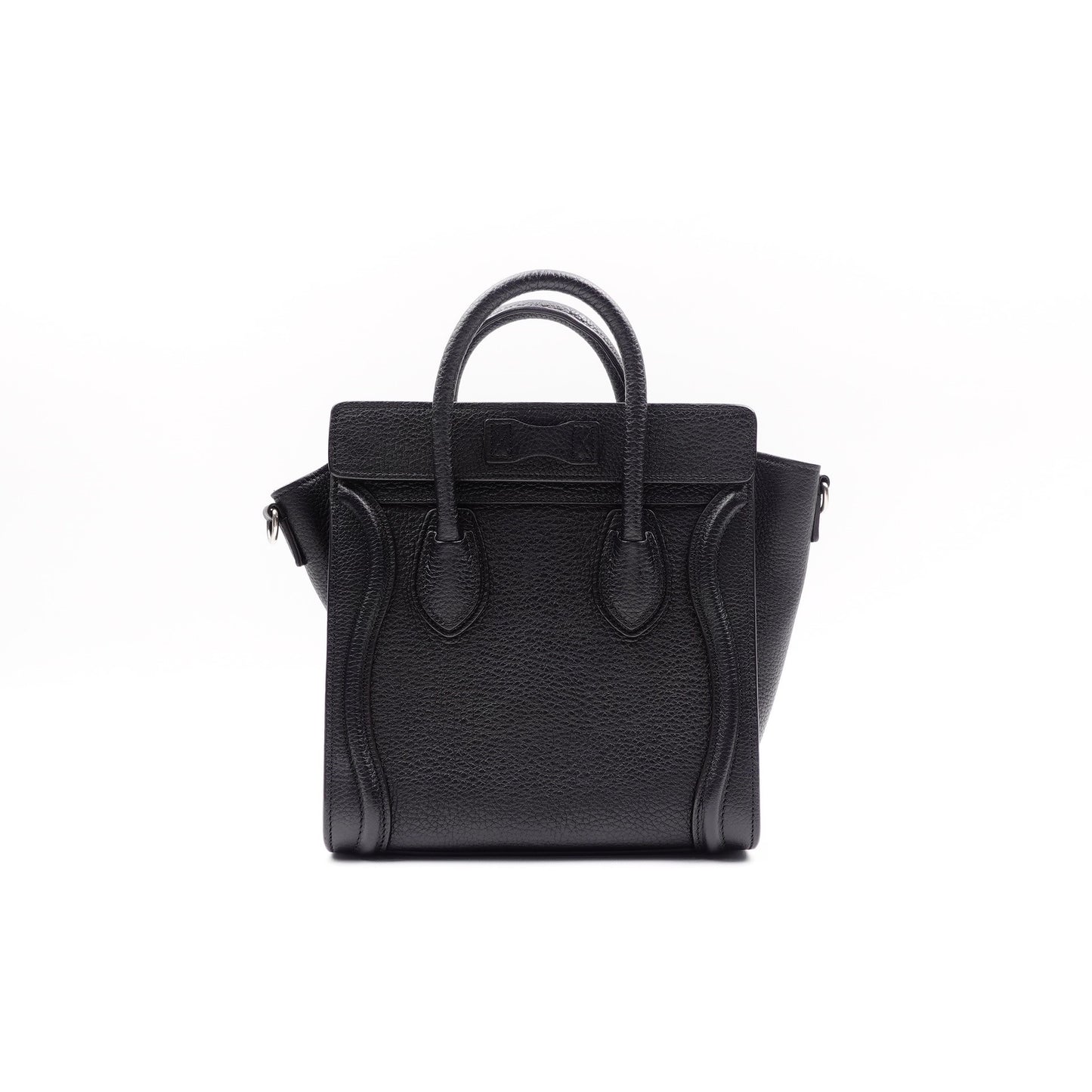 Pre-owned Cline Luggage Neno Black Calfskin Shoulder Bag