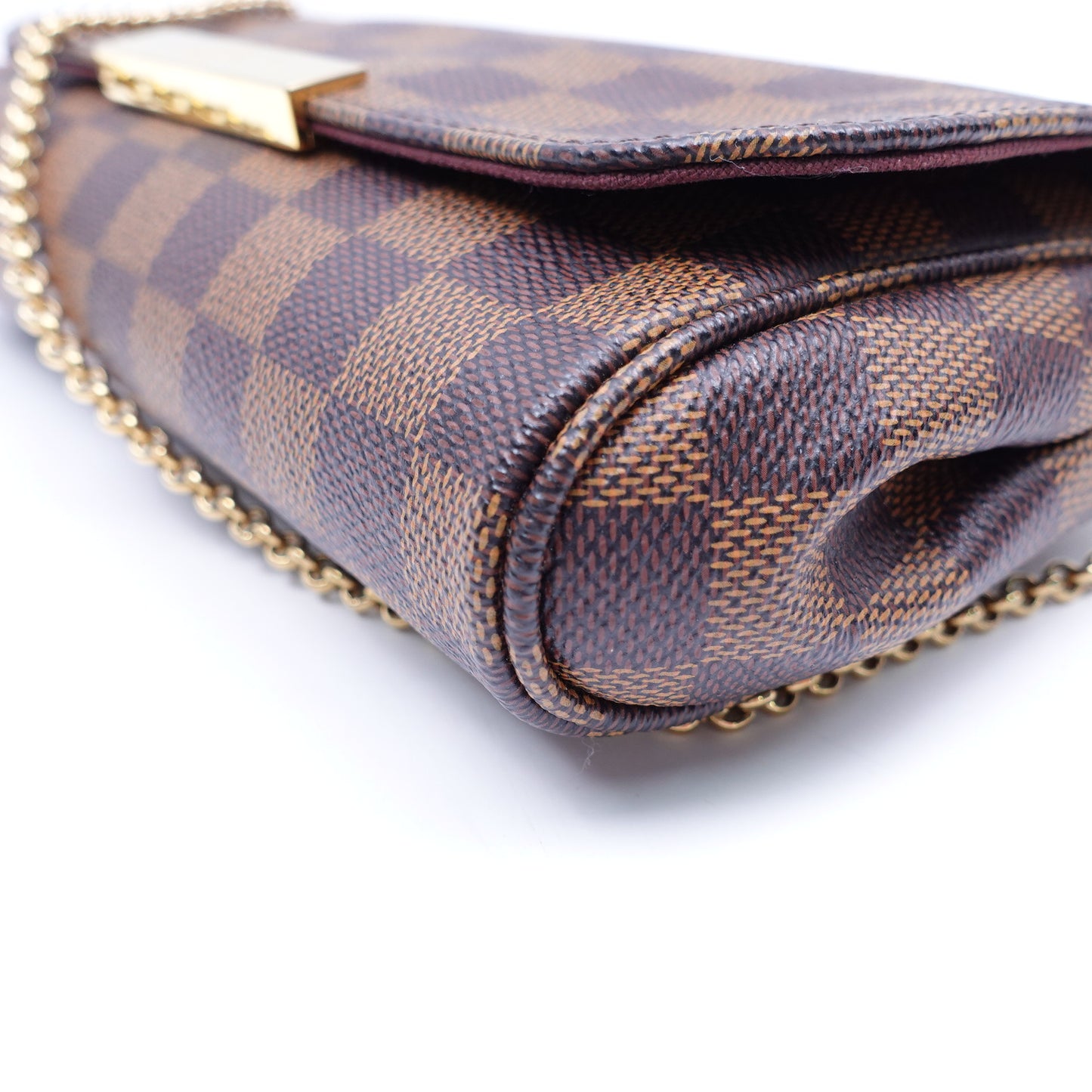 Pre-owned Louis Vuitton Favorite PM Damier Ebene Coated Canvas Shoulder Bag