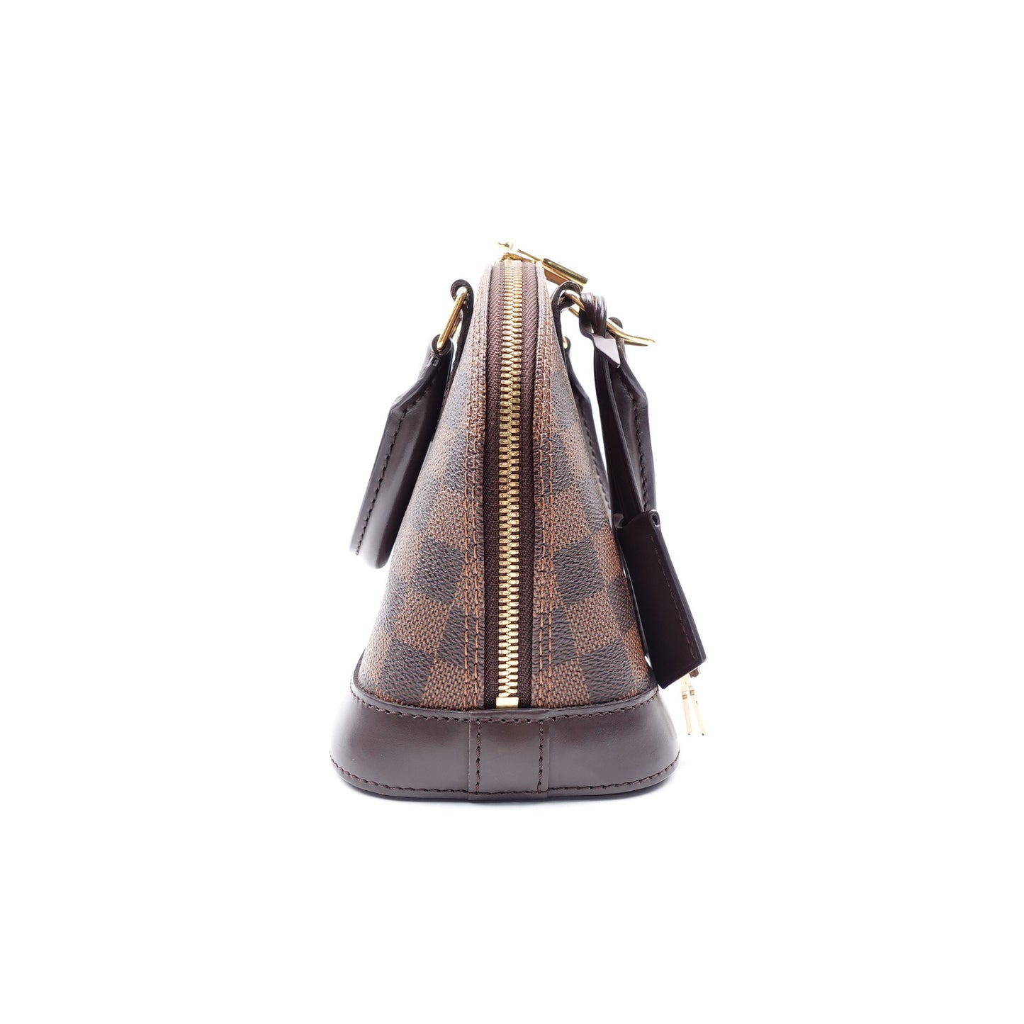 Pre-owned Louis Vuitton Damier Eben Alam BB Coated Canvas Shoulder Bag
