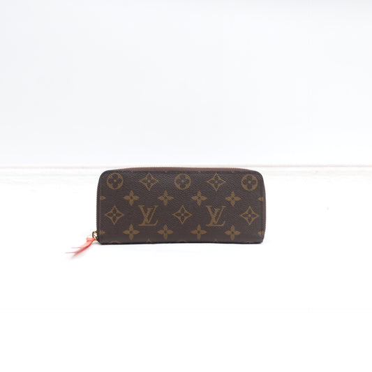 Pre-Owned Louis Vuitton Clemence Monogram Coated Canvas Wallet