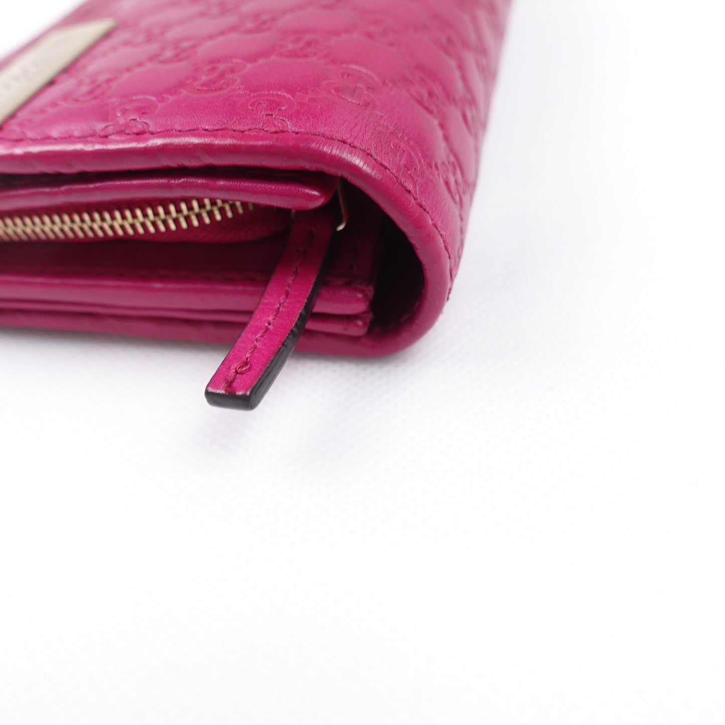 Pre-owned Gucci Pink Calfskin WOC T10313393