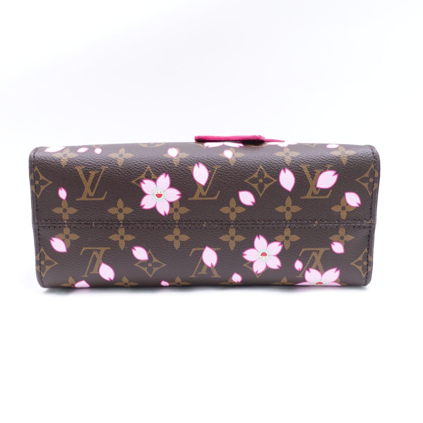 Pre-Owned Louis Vuitton x  Takashi Murakami On The Go PM  Monogram Coated Canvas Shoulder Bag