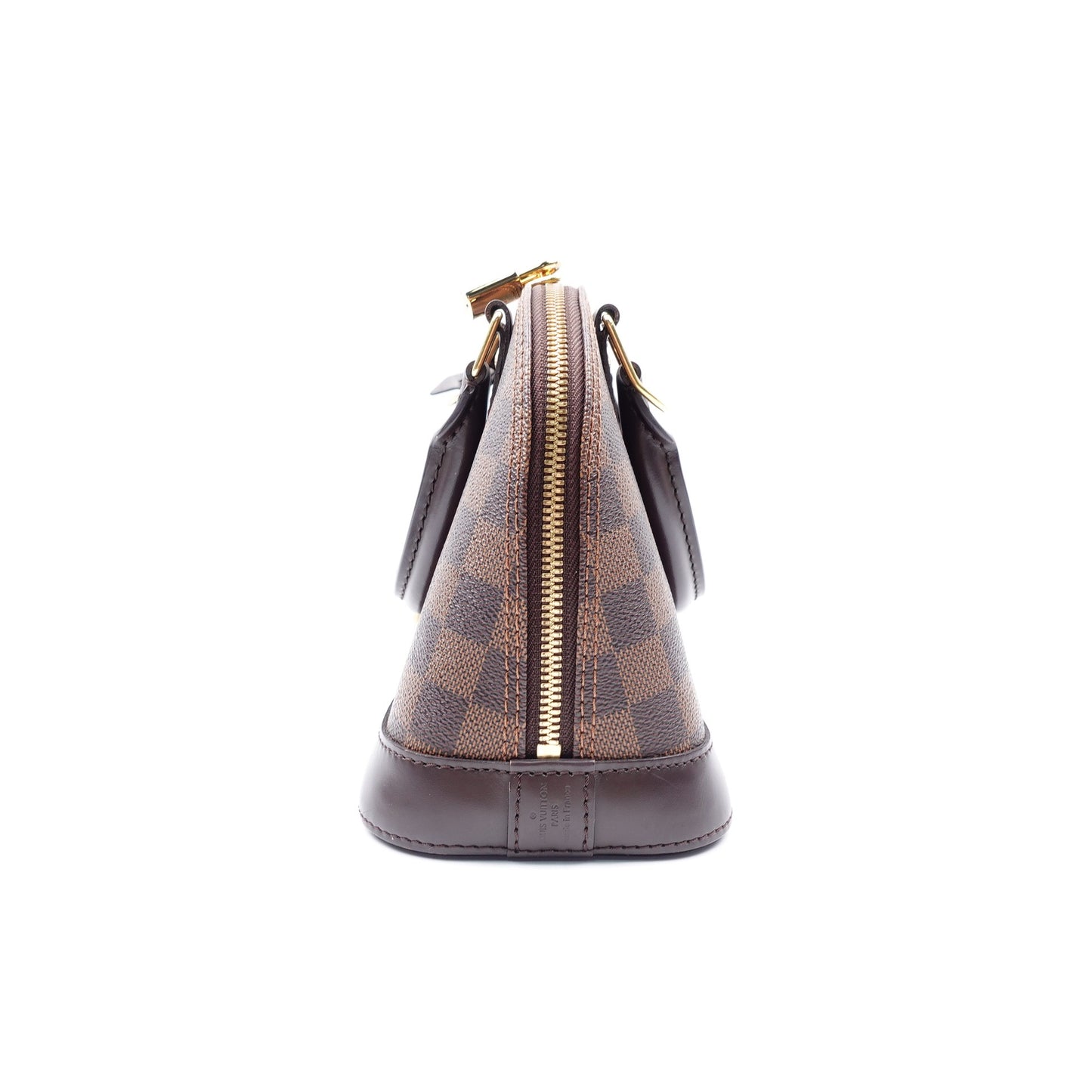 Pre-owned Louis Vuitton Damier Eben Alam BB Coated Canvas Shoulder Bag