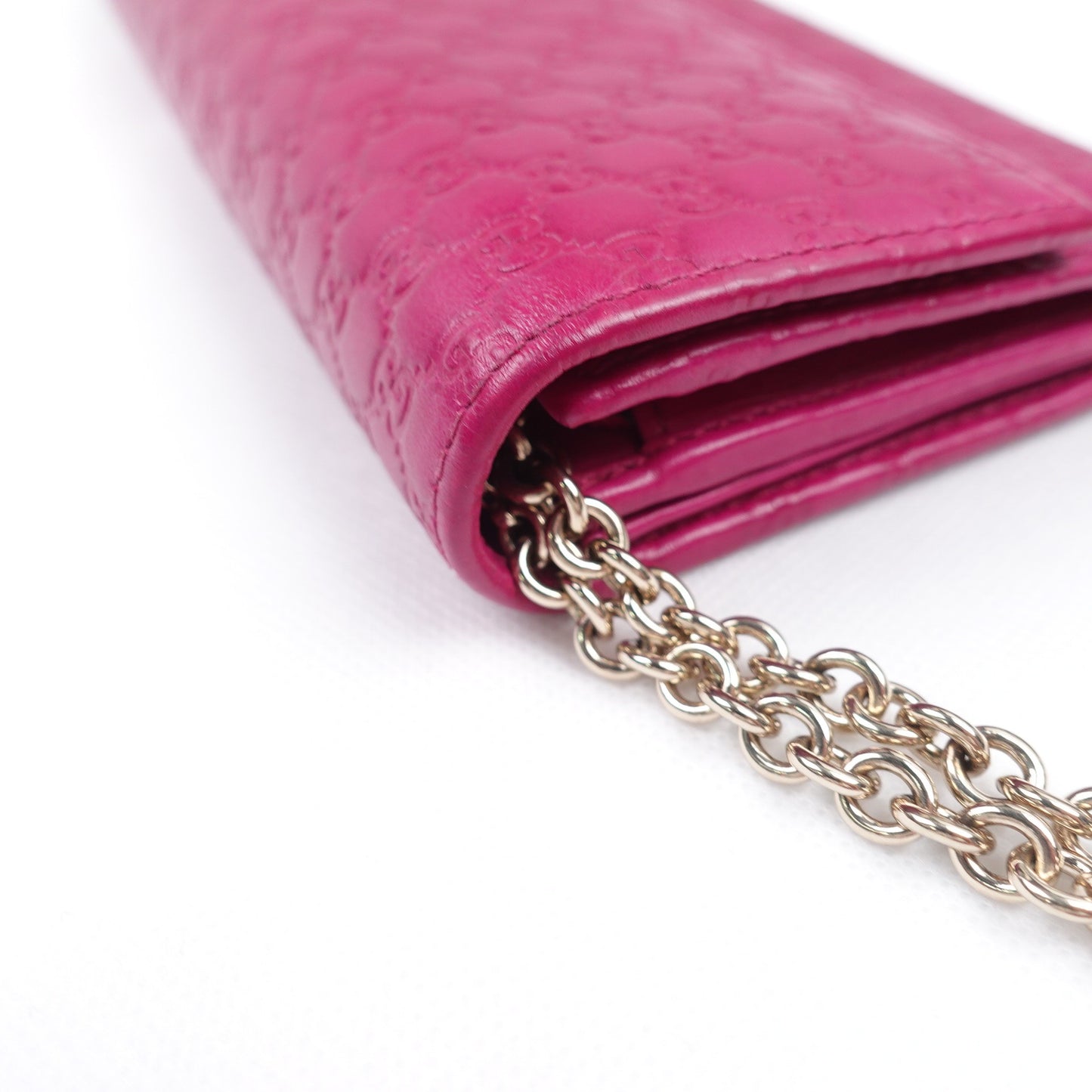 Pre-owned Gucci Pink Calfskin WOC T10313393