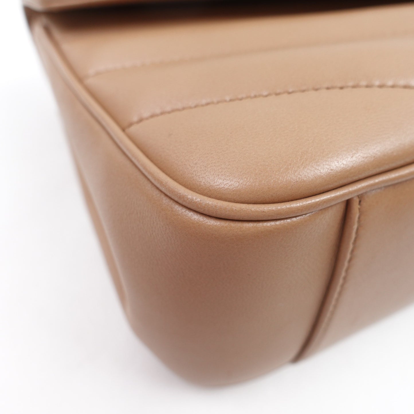 Pre-owned Saint Laurent Loulou Brown Lambskin Shoulder Bag