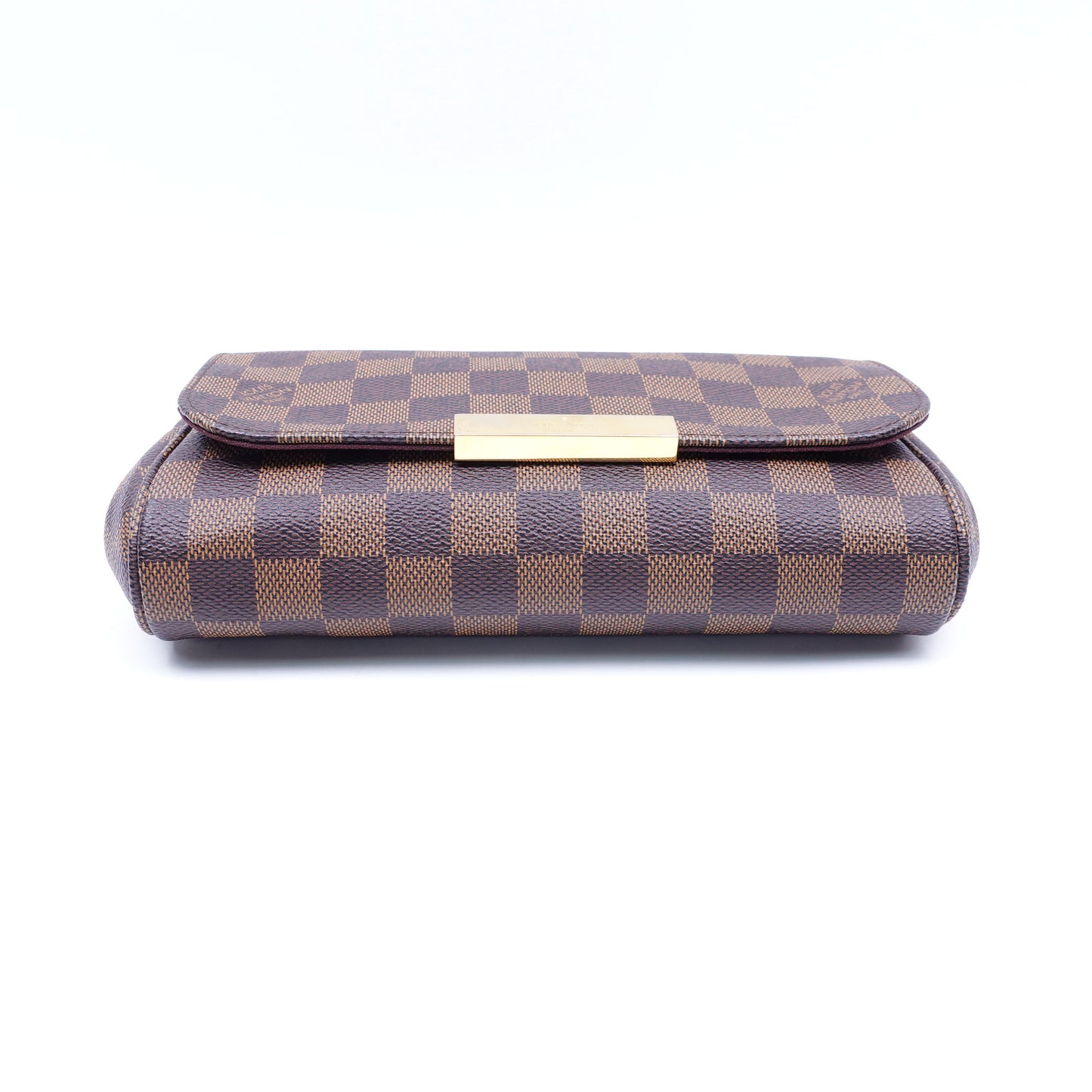 Pre-owned Louis Vuitton Favorite PM Damier Ebene Coated Canvas Shoulder Bag