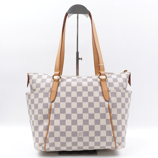 Pre-owned Louis Vuitton Totally PM Damier Azur Coated Canvas Tote
